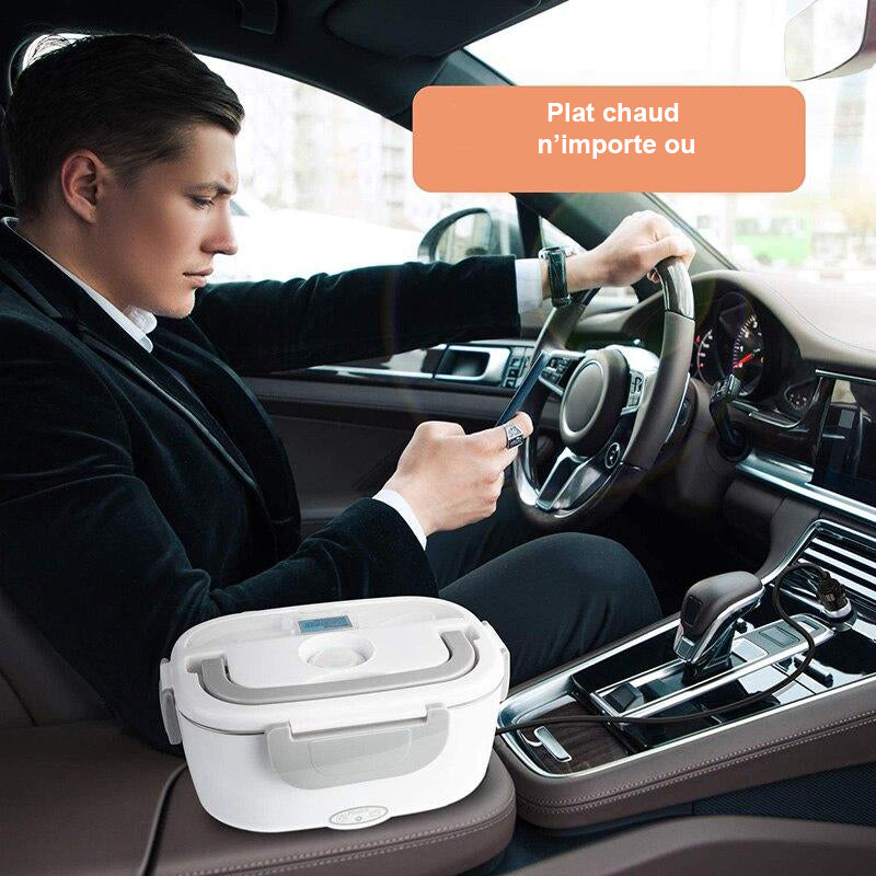 Lunch Box Chauffante - Réchauffez vos repas partout avec style !