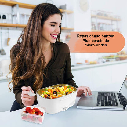 Lunch Box Chauffante - Réchauffez vos repas partout avec style !