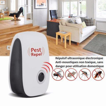 Répulsif Antiparasites Ultrasonique - 1 Achetez, 1 Offert !