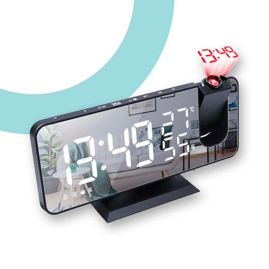 Réveil numérique multifonctions avec projection et radio