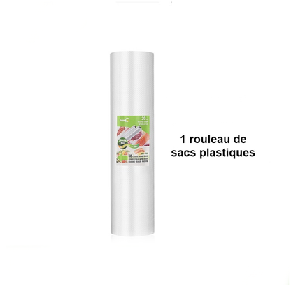 Appareil à Emballer Sous Vide avec 10 Sacs pour une Fraîcheur Prolongée