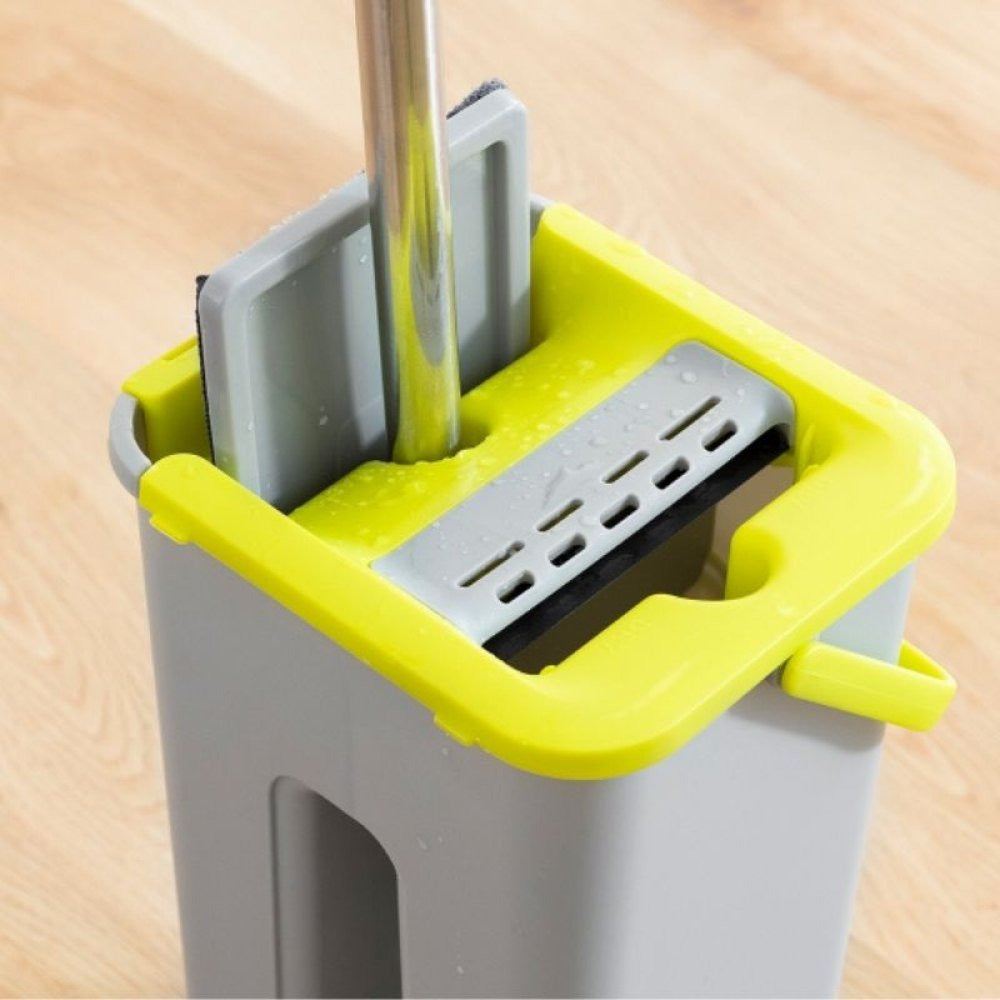 Balai Serpillière Klirimop à Tête Rotative 360° avec Seau à 2 Compartiments