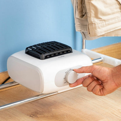 Séchoir silencieux électrique portable 1200W avec minuterie et 2 hauteurs