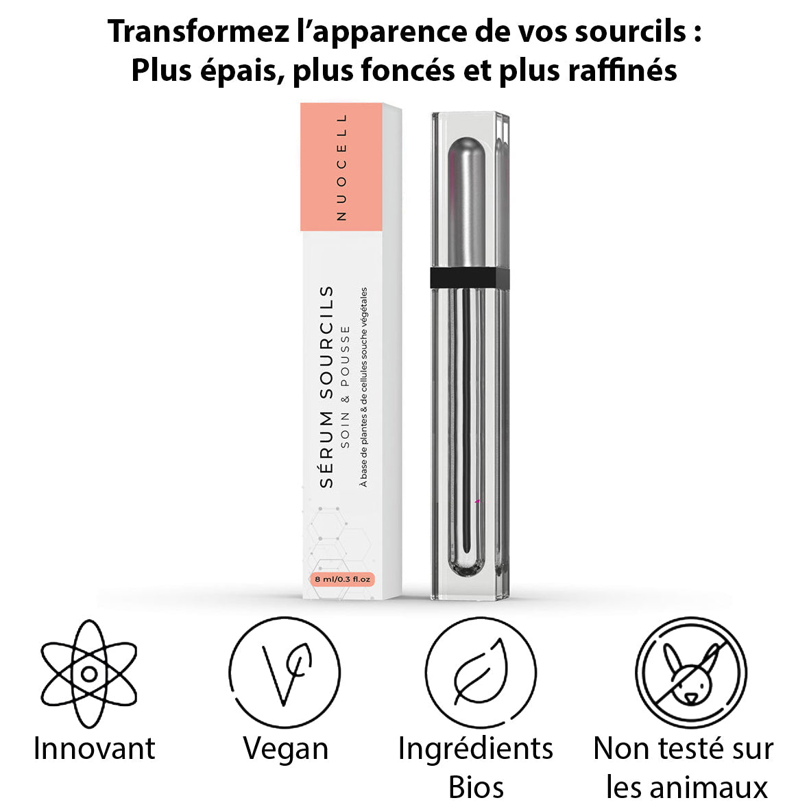 Sérum Épaississant pour Sourcils en 14 Jours