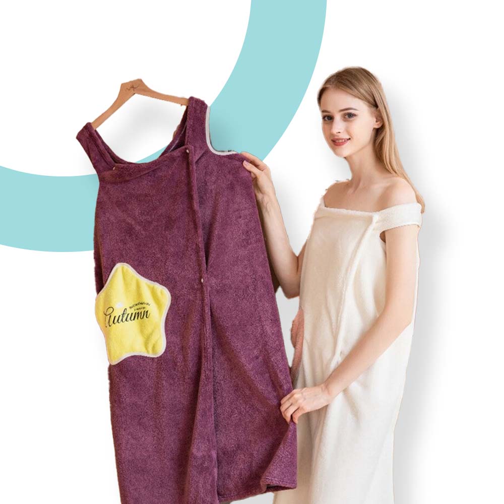 Robe Serviette Ultra Absorbante - Confort et Élégance après le Bain