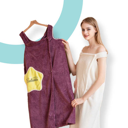 Robe Serviette Ultra Absorbante - Confort et Élégance après le Bain