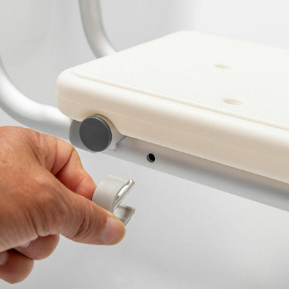 Siège de baignoire antidérapant réversible 2 en 1 pour confort et sécurité