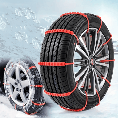 Chains SnowGrip™ – Sécurité Antidérapante Hiver pour Tous Véhicules