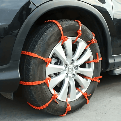 Chains SnowGrip™ – Sécurité Antidérapante Hiver pour Tous Véhicules
