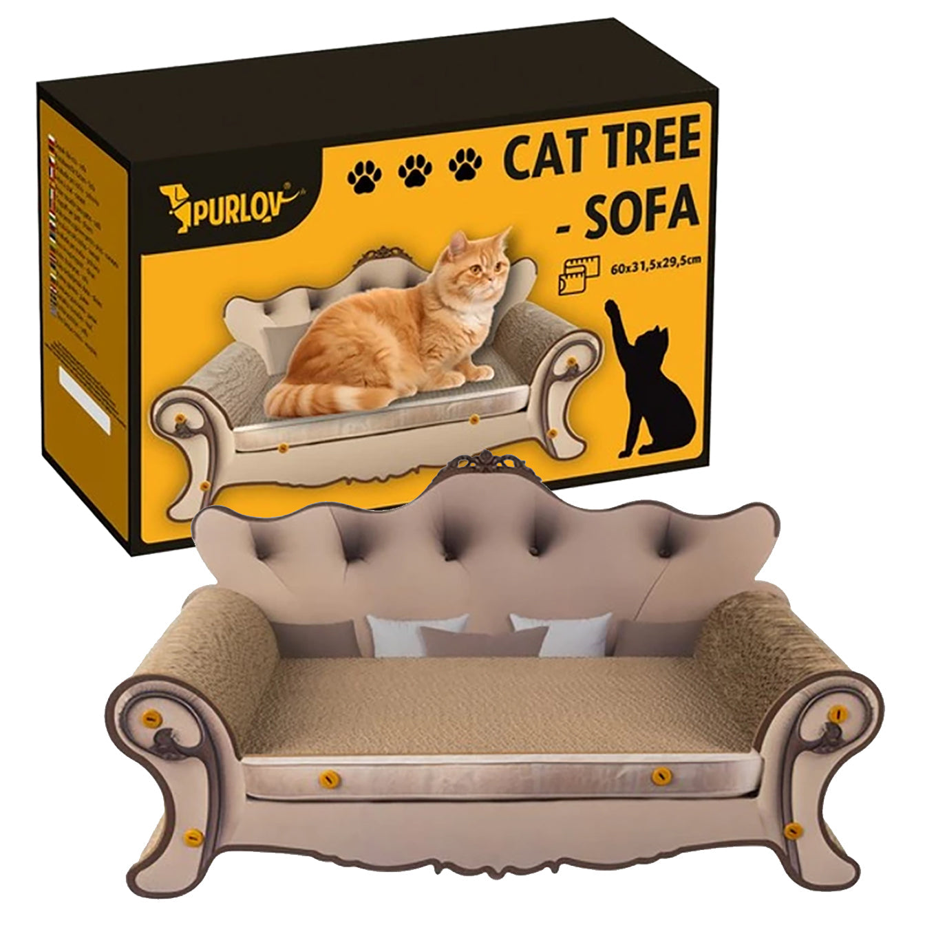 Canapé Griffoir Pour Chat: Détente et Amusement en Harmonie