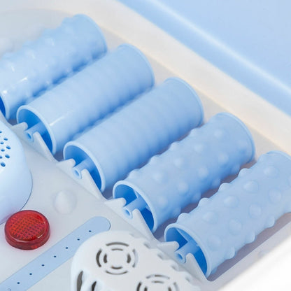 Spa pliable pour pieds avec hydromassage et rouleaux relaxants