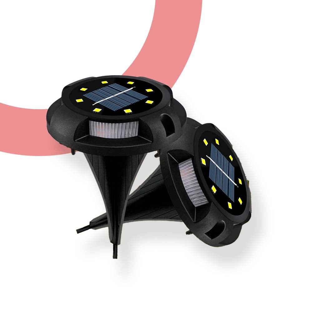 Spots LED Solaire pour Jardin - Éclairage Pratique et Élégant