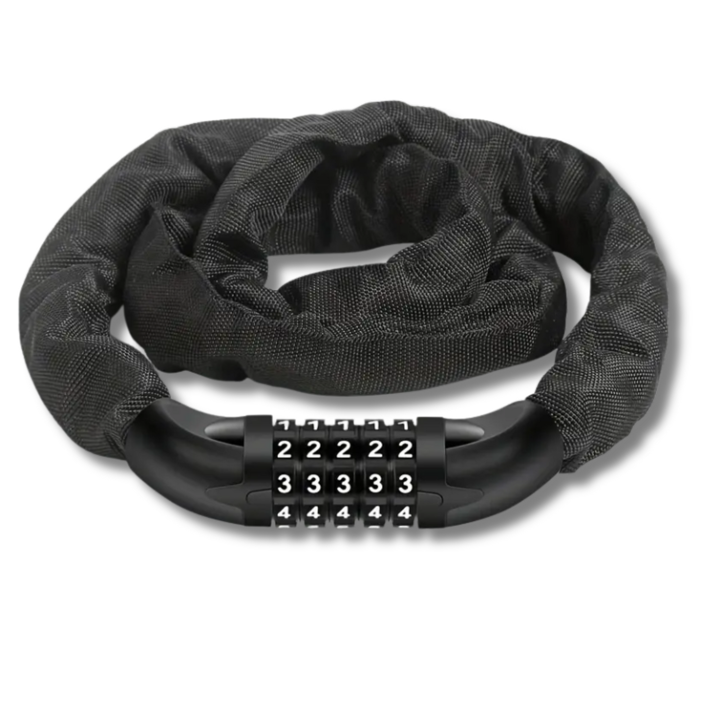 SteelGuard™ Cadenas à Chaîne Ultra Solide avec Code à 5 Chiffres pour Véhicules