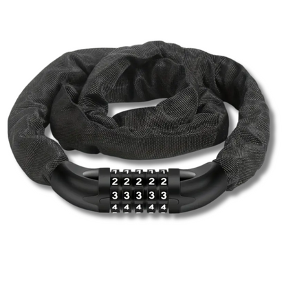 SteelGuard™ Cadenas à Chaîne Ultra Solide avec Code à 5 Chiffres pour Véhicules