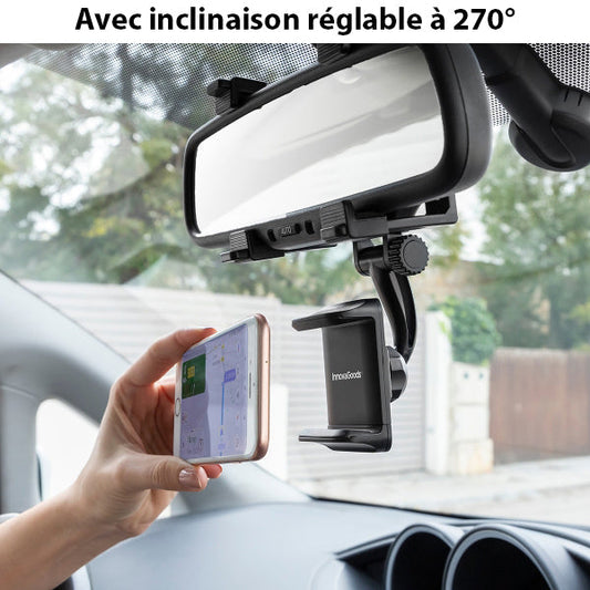 Support de téléphone pour rétroviseur : sécurité et praticité en conduisant !
