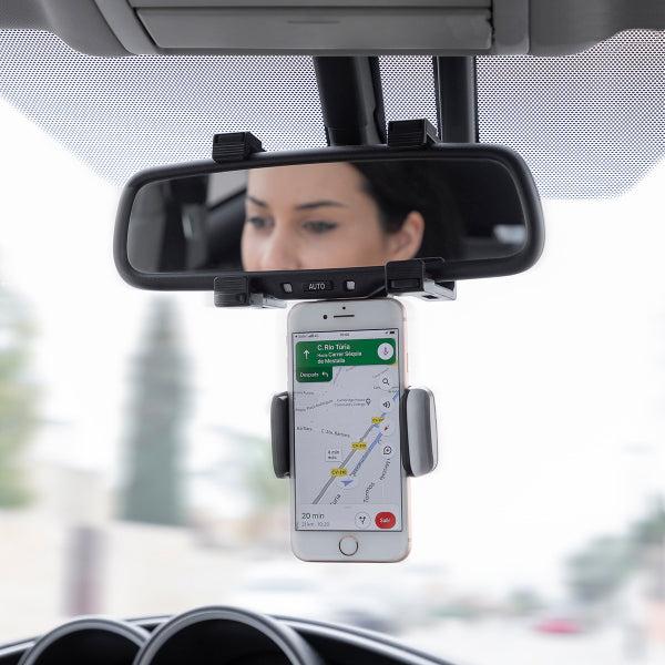 Support de téléphone pour rétroviseur : sécurité et praticité en conduisant !