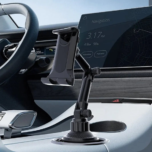Support Tablette Auto avec Porte-Gobelet - Pratique et Élégant