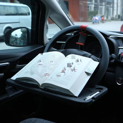 Support Tablette Innovant pour Voiture - Fixation au Volant