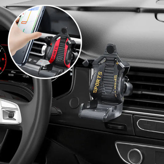 Support Téléphone Voiture Baquet - Conduite Sécurisée et Stylée