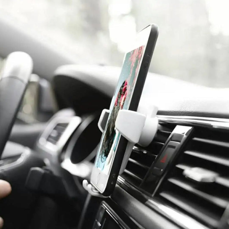 Support Téléphone de Voiture avec Ventilateur Intégré - Conduite Sécurisée!