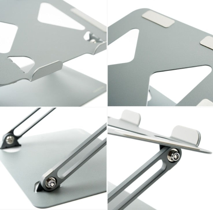 Support Métallique Pliable et Réglable pour Ordinateur Portable