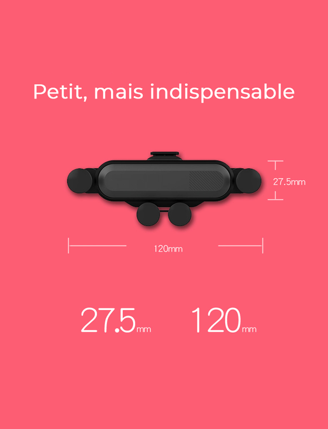 Support Magnétique pour Voiture - Fixation Rapide et Sécurisée pour Téléphone