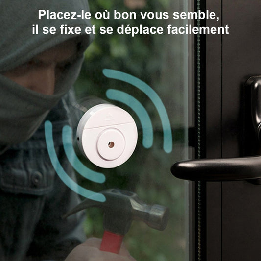 Système d'alarme adhésif intelligent et discret pour votre sécurité