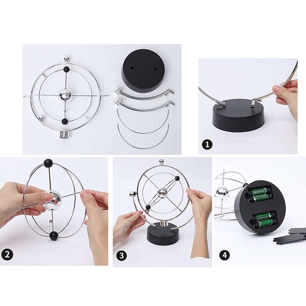 Système Solaire à Pendule Magnétique - Éducation et Décoration Élégante