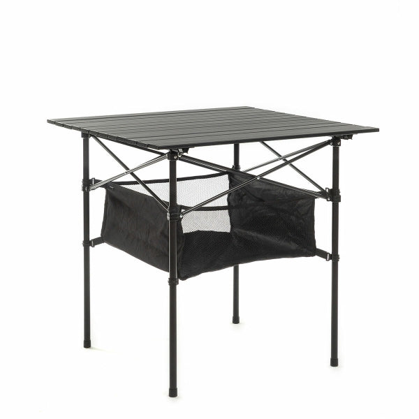 Table de Camping Pliable avec Panier et Housse - Pratique et Élégante