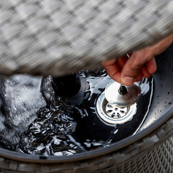 Table-Réfrigérateur de Jardin 3 en 1 Multifonctionnelle