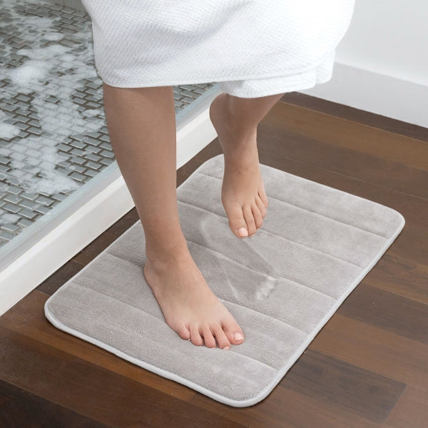 Tapis de bain viscoélastique élégant et antidérapant