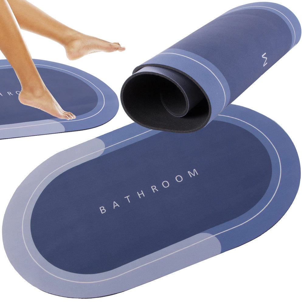Tapis de bain antidérapant à séchage rapide - Confort et sécurité pour votre salle de bain