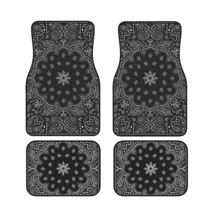 Tapis de sol Bohème Antidérapant - Élégance et Sécurité pour votre Voiture