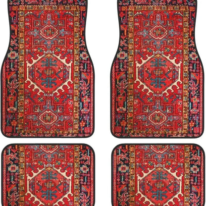 Tapis de sol Bohème Antidérapant - Élégance et Sécurité pour votre Voiture