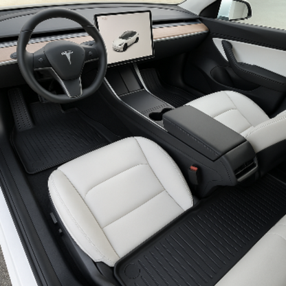 Tapis de Sol Sur Mesure Ultra Confort pour Tesla Y2025 - PerfectFit