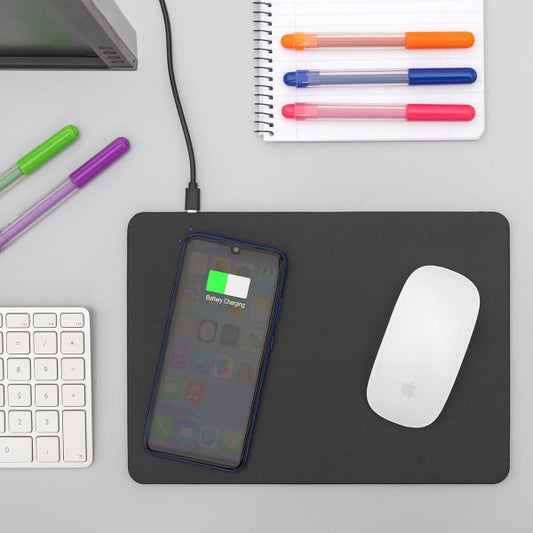 Tapis de souris intelligent avec chargeur sans fil et port USB intégré