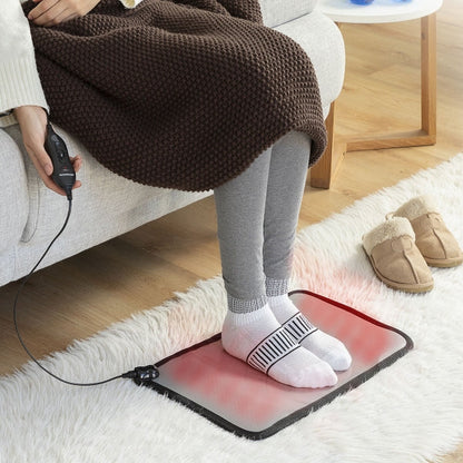 Tapis chauffant électrique pour pieds - Confort et chaleur instantanés