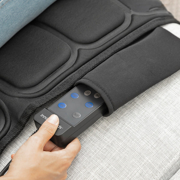 Tapis de massage électrique à 10 moteurs avec télécommande