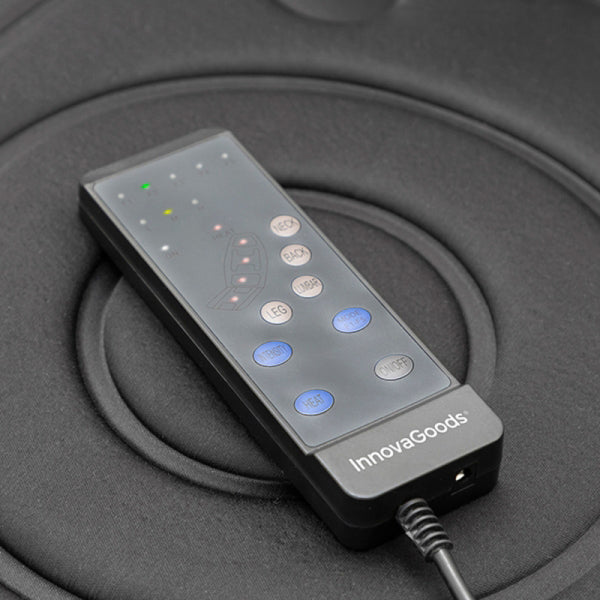 Tapis de massage électrique à 10 moteurs avec télécommande