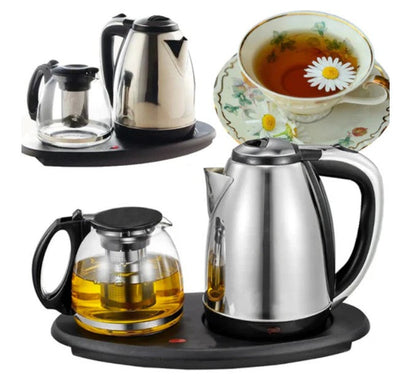 Bouilloire électrique avec infuseur à thé, style élégant et rapidité assurée