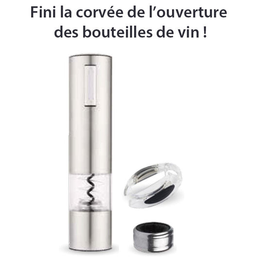 Tire-bouchon électrique rechargeable - Ouvrez vos bouteilles sans effort !