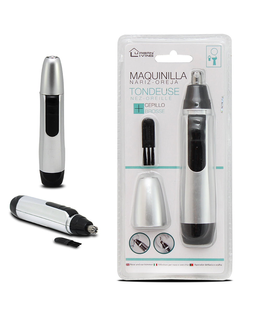 Kit Beauté Homme : Tondeuse Nez/Oreille et 16 Rasoirs Jetables pour un Rasage Parfait