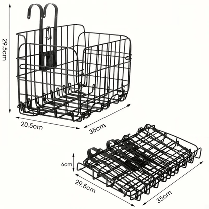 Panier vélo Trego : Élégance et praticité à chaque trajet