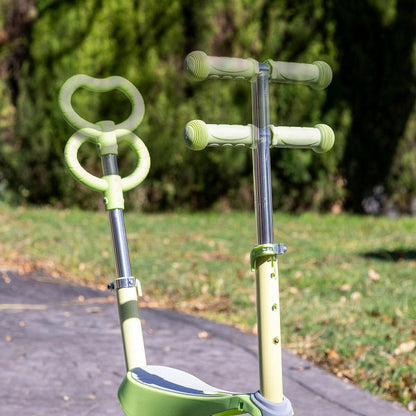 Trottinette évolutive robuste pour enfants avec siège et accessoires