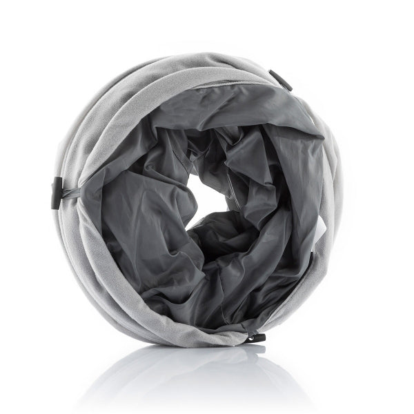 Tunnel Pliable Élégant pour Chats - Jeu et Repos Incontournable