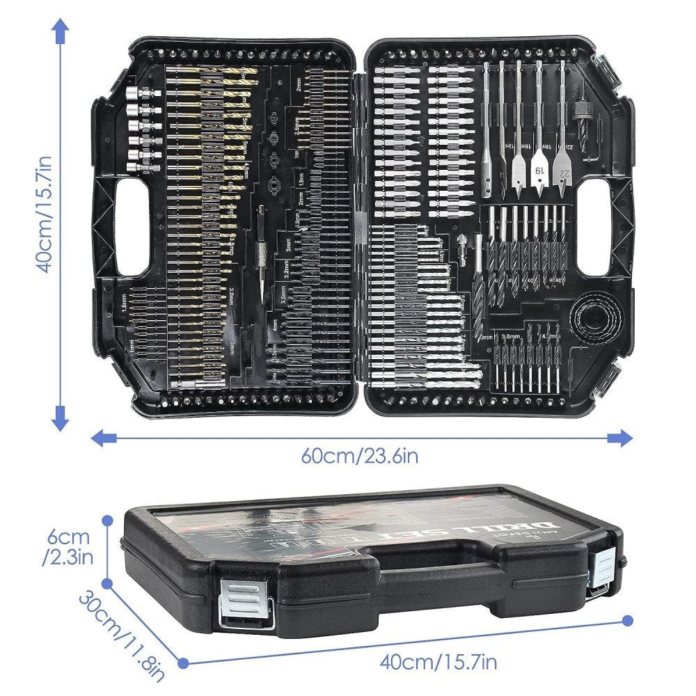 Mallette de bricolage 246 forets - Outils indispensables pour tous vos projets