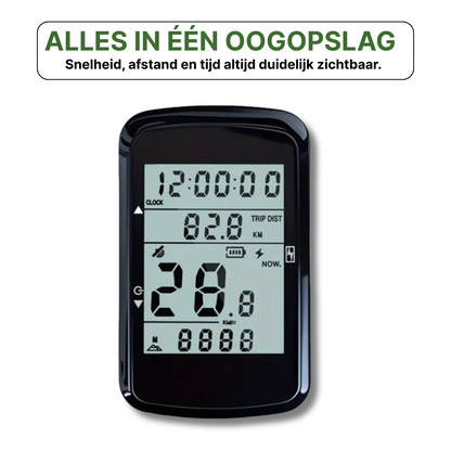 Compteur de vélo sans fil VeloxRide™ - Rechargeable et ultra précis 35h d'autonomie