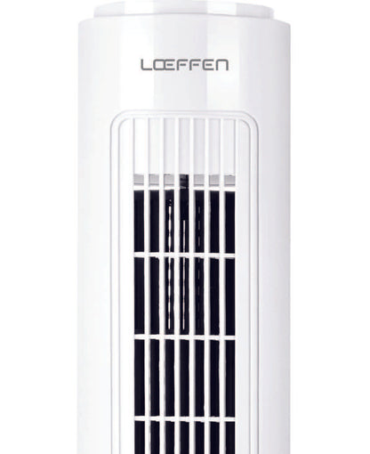 Ventilateur Colonne Blanc 50W - Élégance et Fraîcheur Instantanées