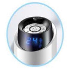 Ventilateur colonne LED avec télécommande et purification d'air