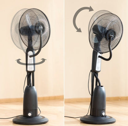 Ventilateur Brumisateur sur Pied 90W avec Télécommande - Fraîcheur Assurée
